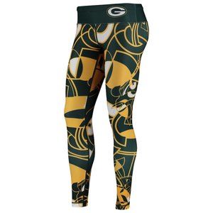 NFL Team Apparel Green Bay Packers Full Length Leggings Size Small